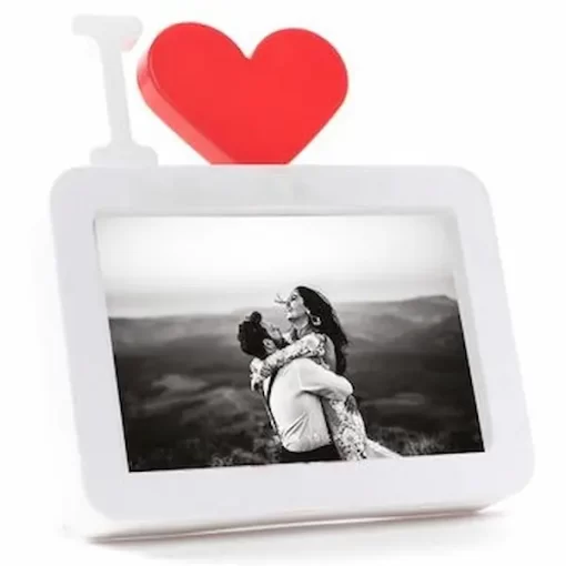 Portafotos I love blanco
