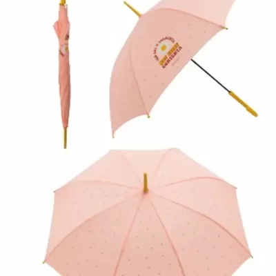 Paraguas rosa mediano