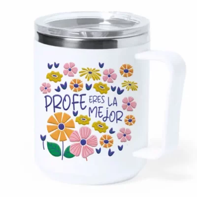 Taza térmica para profesores.