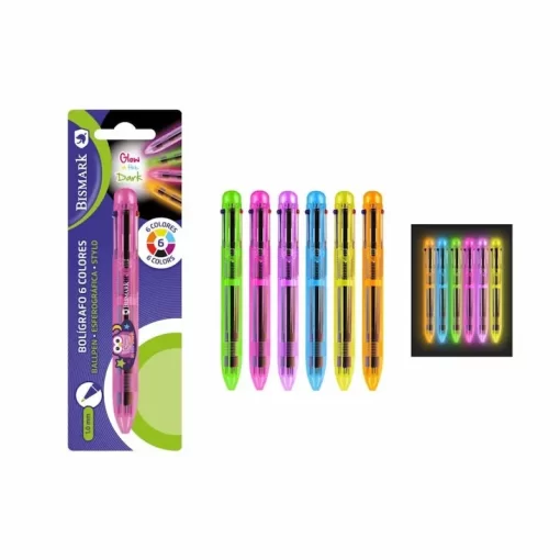 Bolígrafos de 6 colores