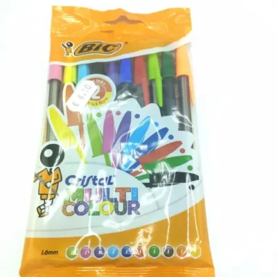 Bolígrafos bic de colores