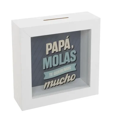 Hucha para regalar a papá.