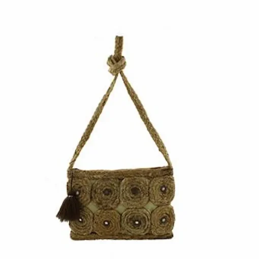 Bolso yute bandolera.