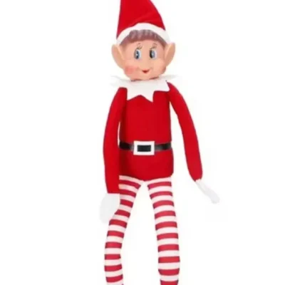 Elfo travieso de la Navidad.