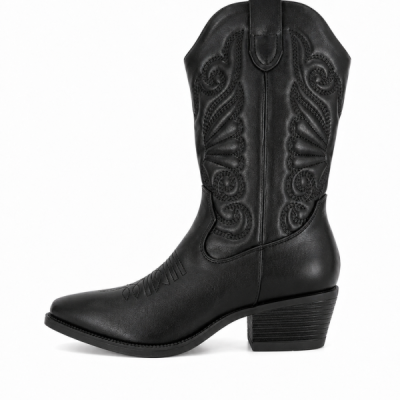 Bota Cowboy Negra