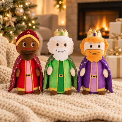 Figura de los tres Reyes Magos.